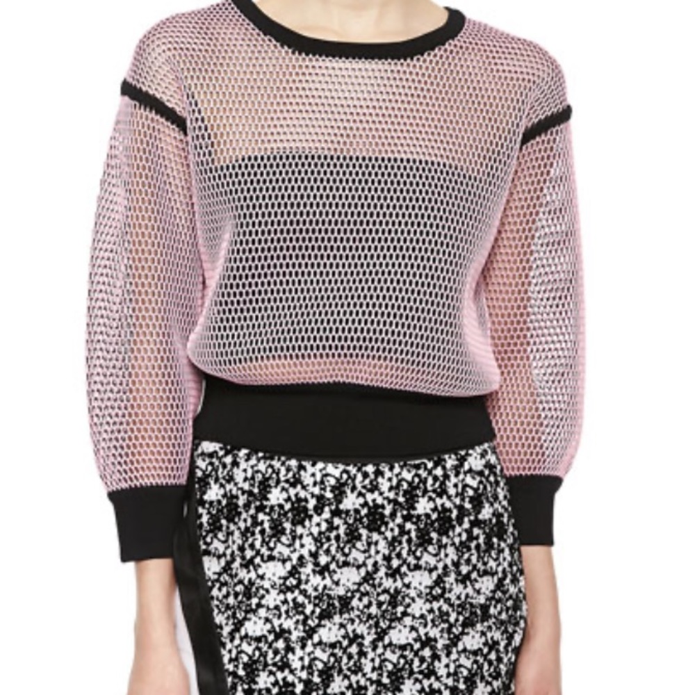 NWOT Ohne Titel WHITE Mesh Reversible Top